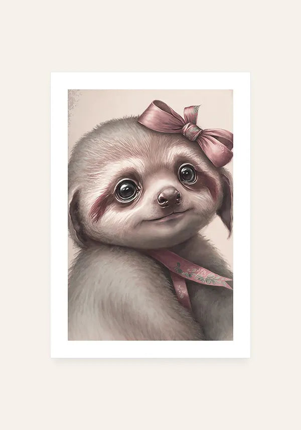 Quadro Preguiça Infantil