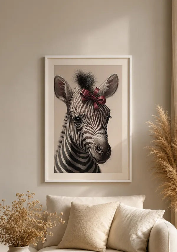 Quadro Zebra Infantil