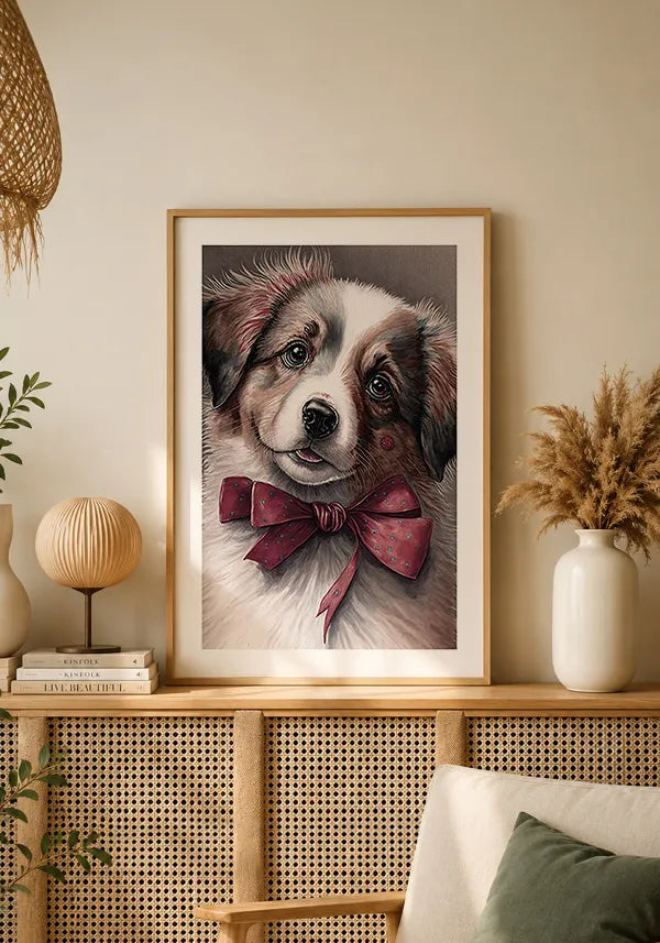 Quadro Pastor Australiano Filhote
