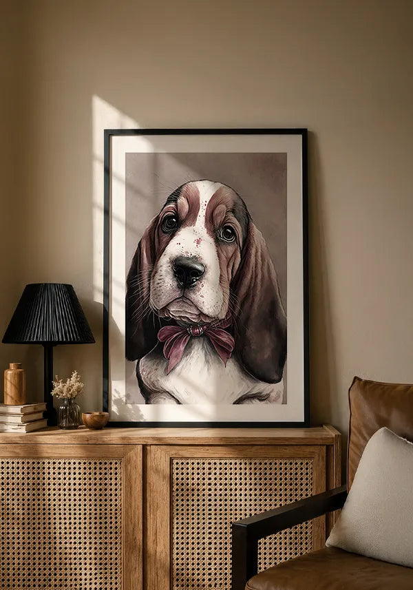 Quadro Basset Hound Filhote
