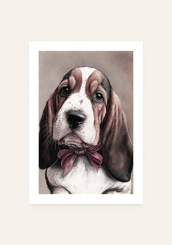 Quadro Basset Hound Filhote