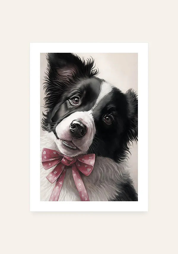 Quadro Border Collie Filhote