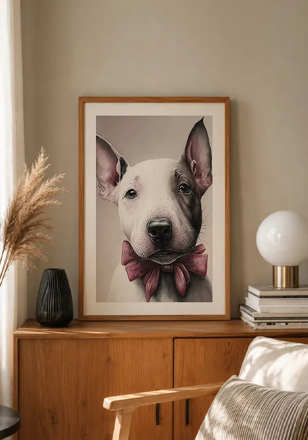 Quadro Bull Terrier Filhote