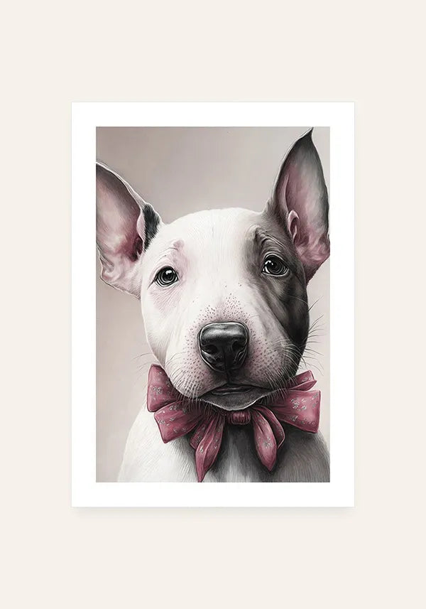 Quadro Bull Terrier Filhote