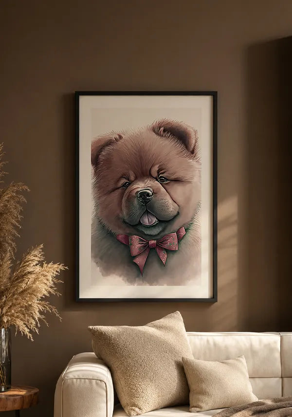 Quadro Chow Chow Filhote