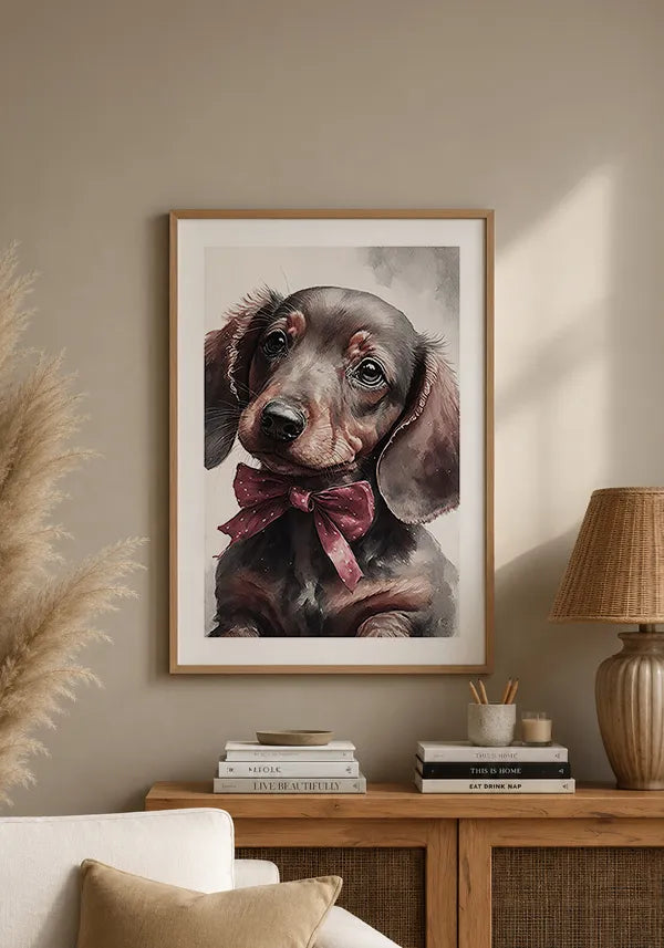 Quadro Dachshund Filhote I