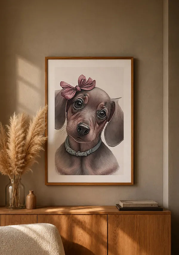 Quadro Dachshund Filhote II