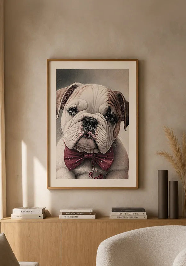 Quadro Bulldog Inglês Filhote