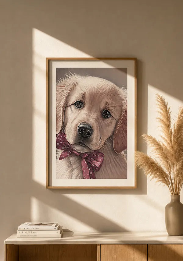 Quadro Golden Retriever Filhote