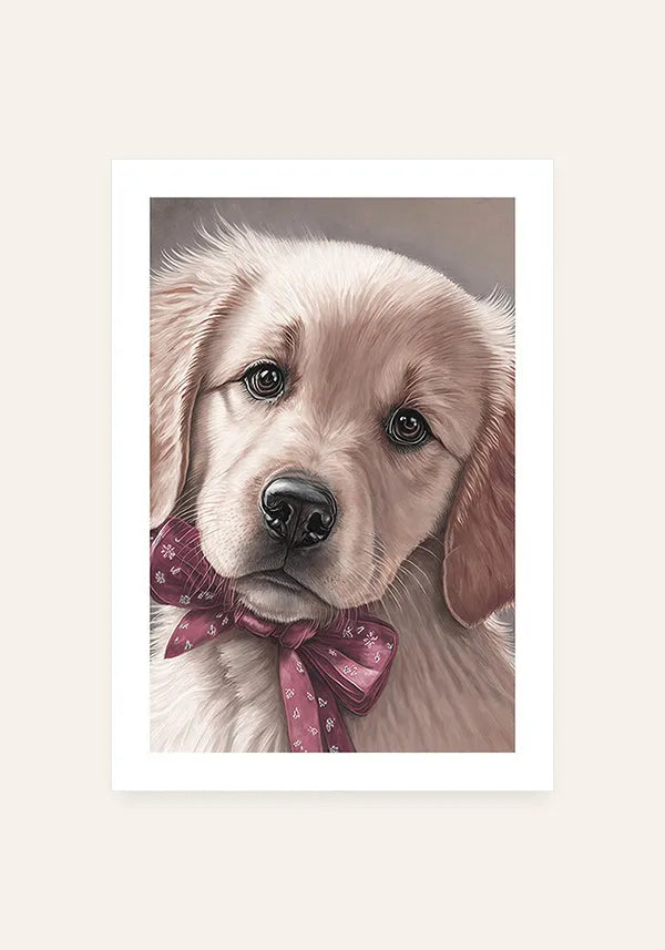 Quadro Golden Retriever Filhote