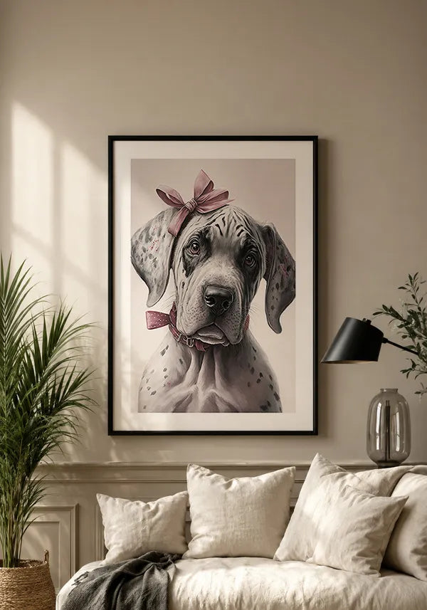 Quadro Dogue Alemão Filhote