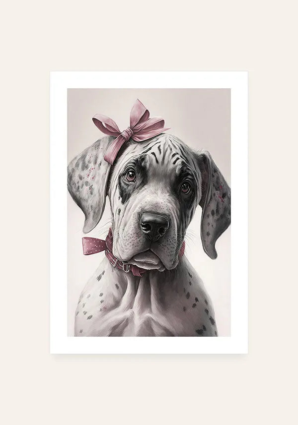 Quadro Dogue Alemão Filhote