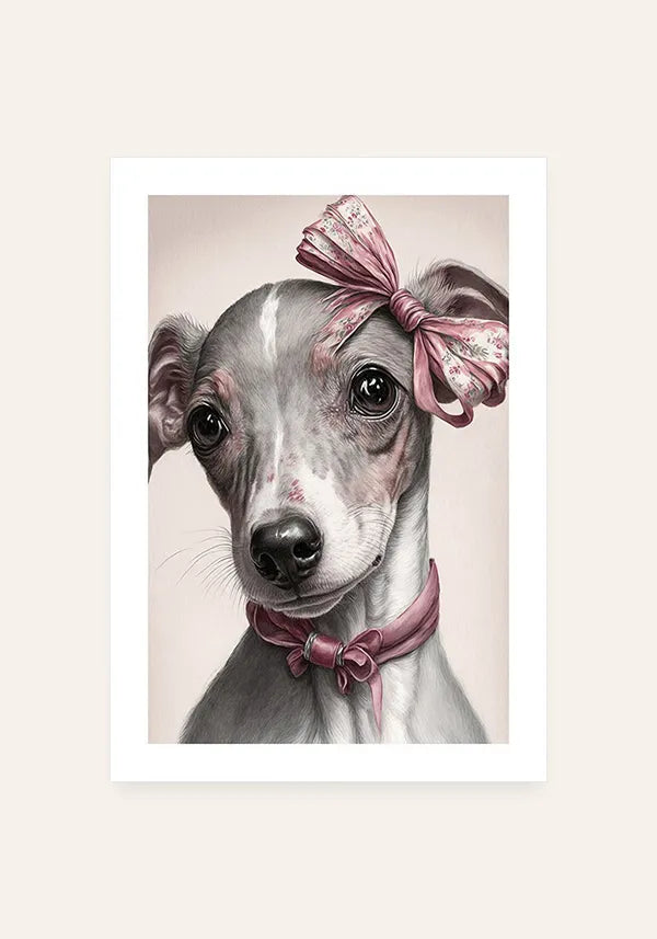 Quadro Galgo Inglês Filhote
