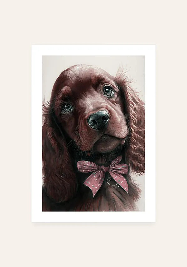 Quadro Setter Irlandês Filhote