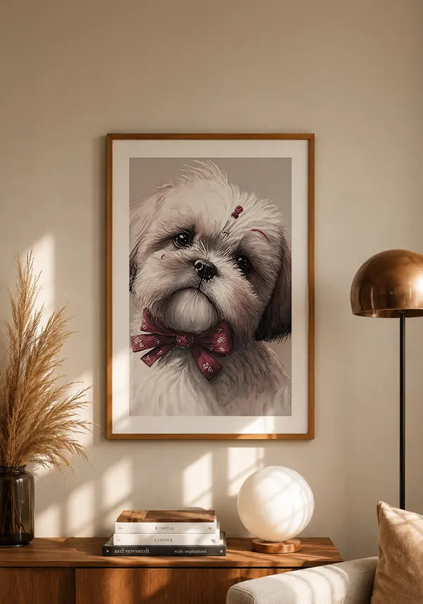 Quadro Lhasa Apso Filhote