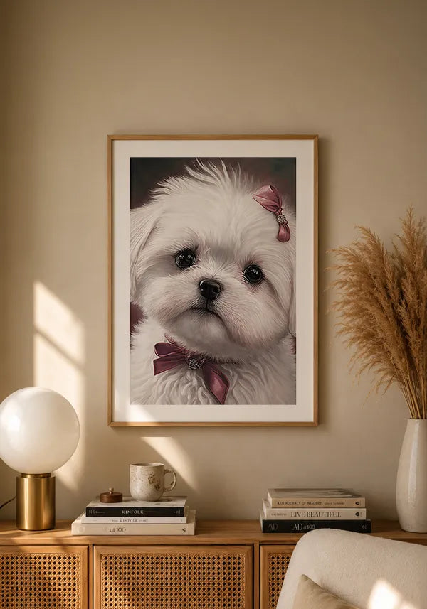 Quadro Maltês Filhote