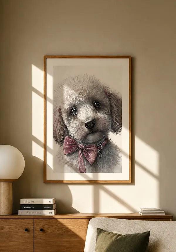 Quadro Poodle Filhote