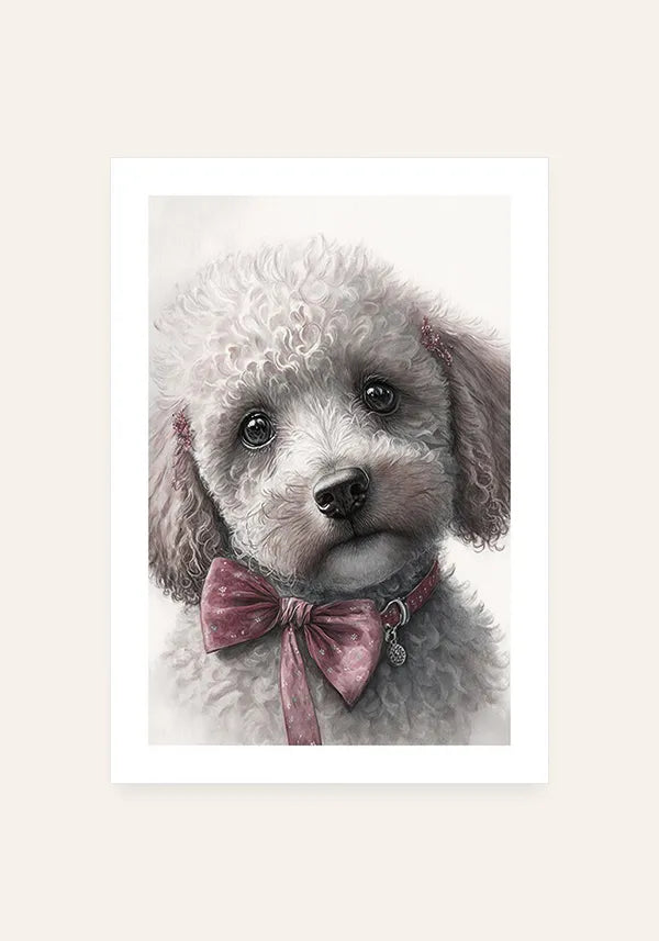Quadro Poodle Filhote