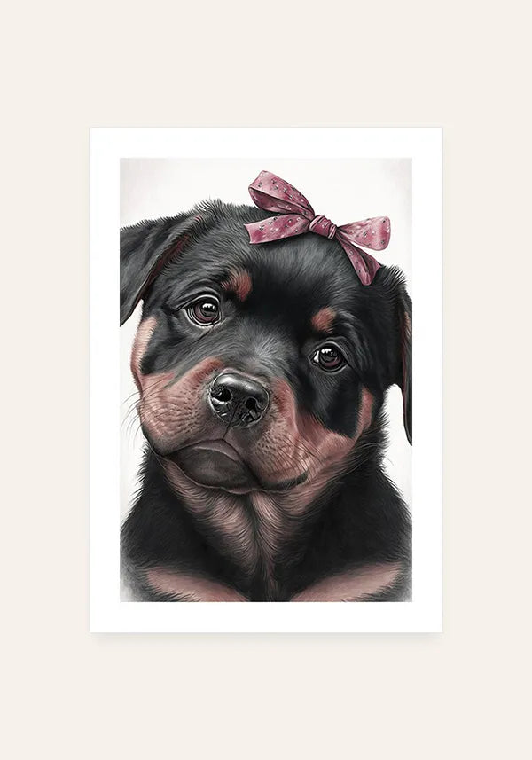 Quadro Rottweiler Filhote