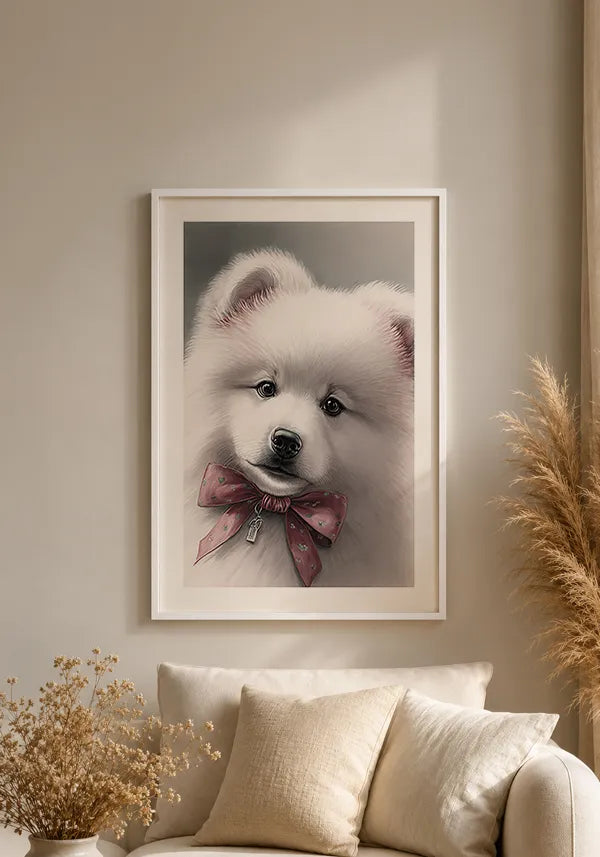 Quadro Samoieda Filhote