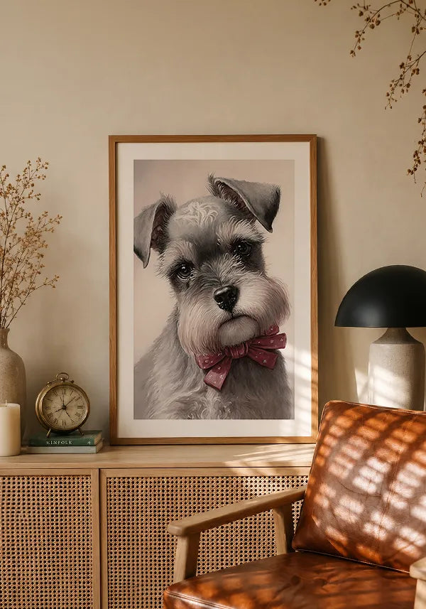 Quadro Schnauzer Filhote
