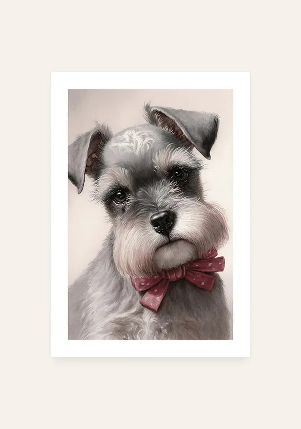 Quadro Schnauzer Filhote