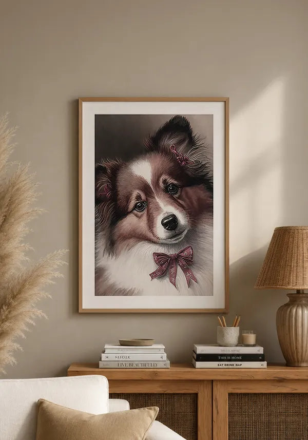 Quadro Pastor de Shetland Filhote