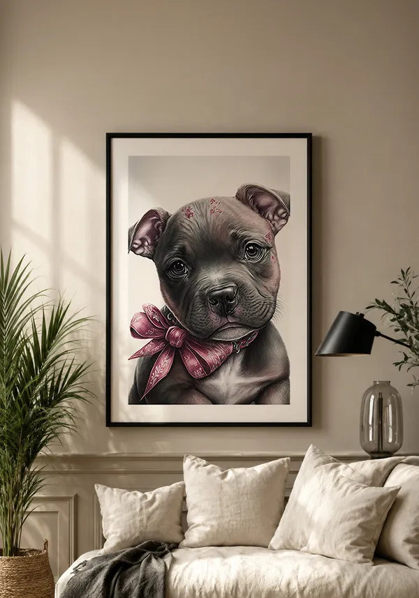 Quadro Staffordshire Bull Terrier Filhote