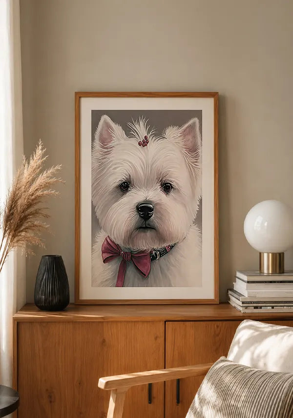 Quadro West Highland White Terrier Filhote