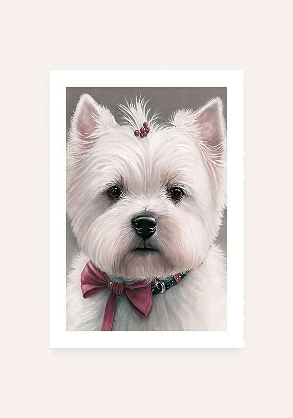 Quadro West Highland White Terrier Filhote