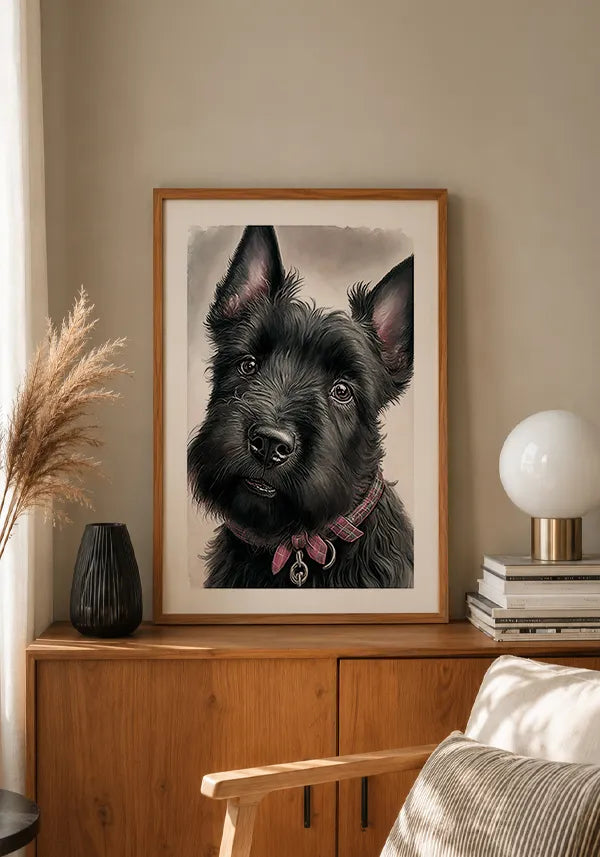 Quadro Scottish Terrier Filhote