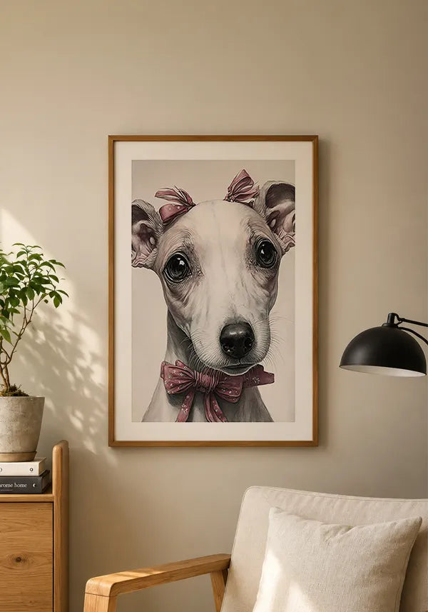 Quadro Whippet Filhote