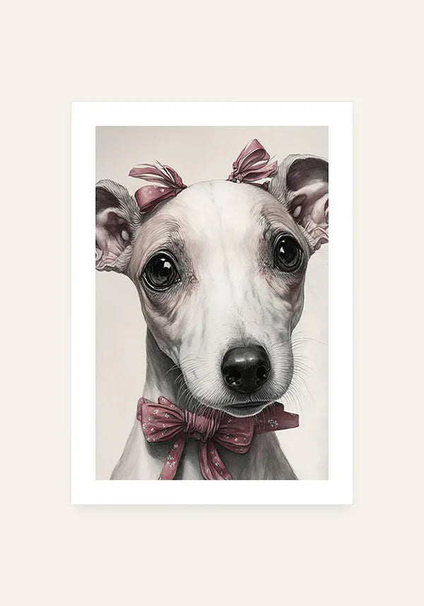 Quadro Whippet Filhote
