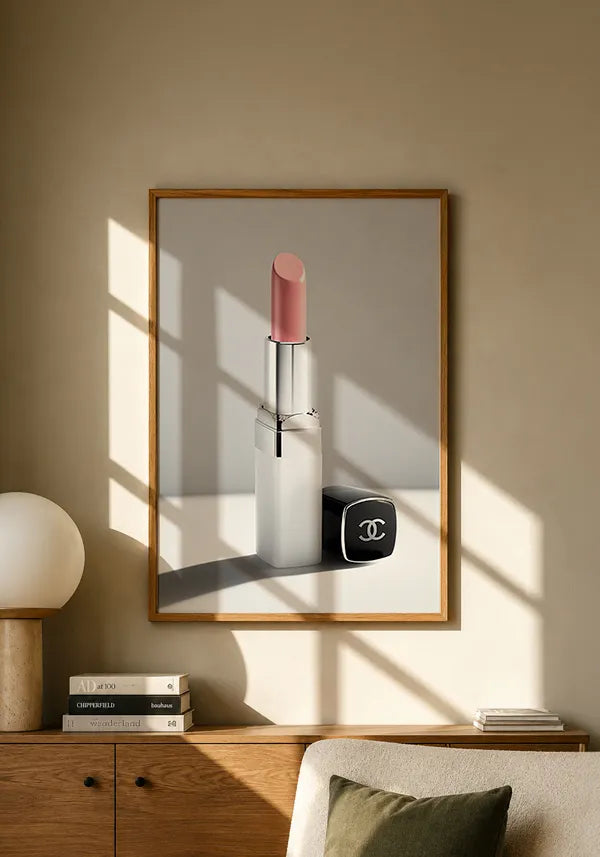 Quadro Decorativo Batom Chanel
