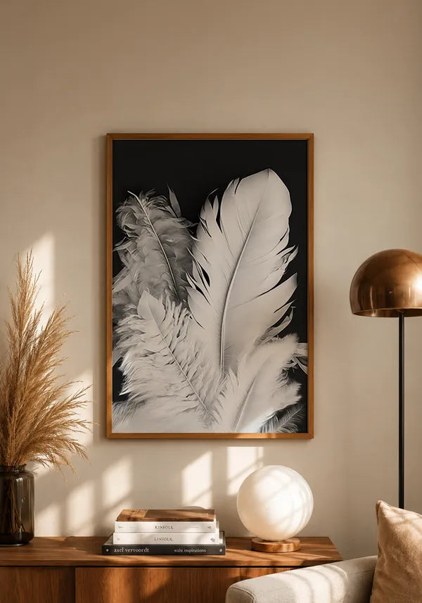 Quadro Penas Brancas I