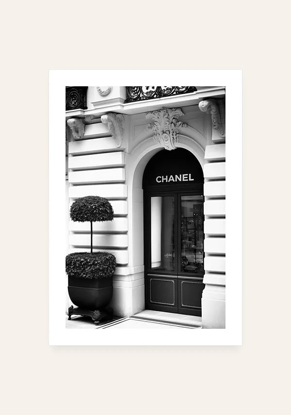Quadro Fachada Loja Chanel