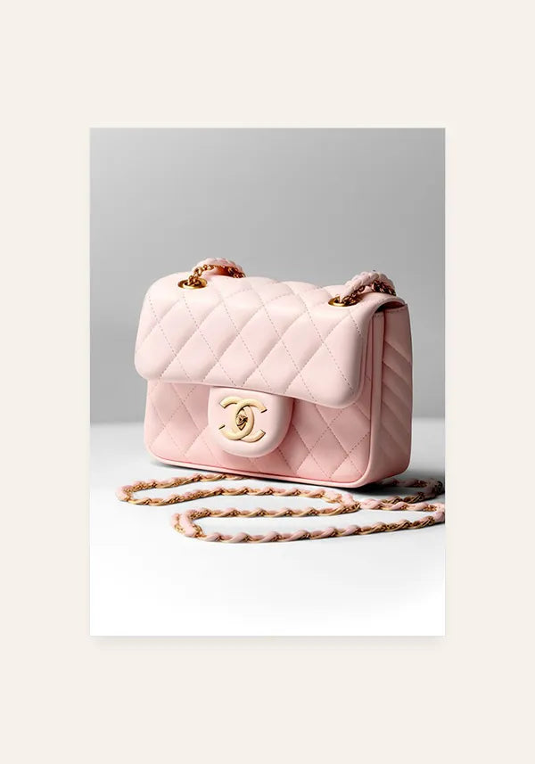 Quadro Decorativo Bolsa Chanel