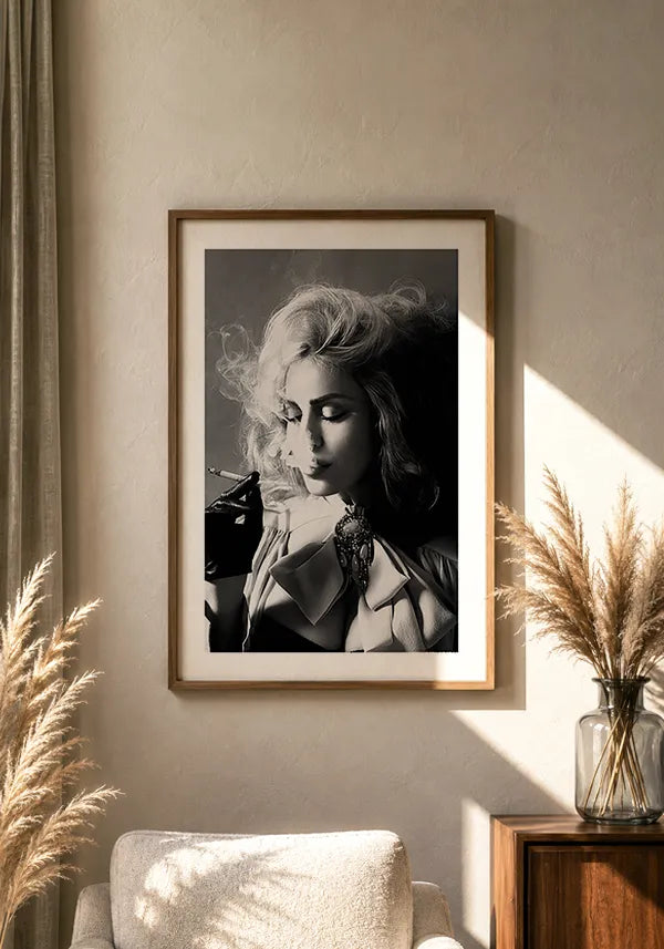 Quadro Madonna Preto e Branco