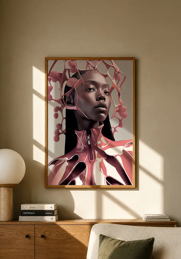 Quadro Mulher Negra Fashion
