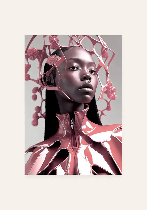 Quadro Mulher Negra Fashion