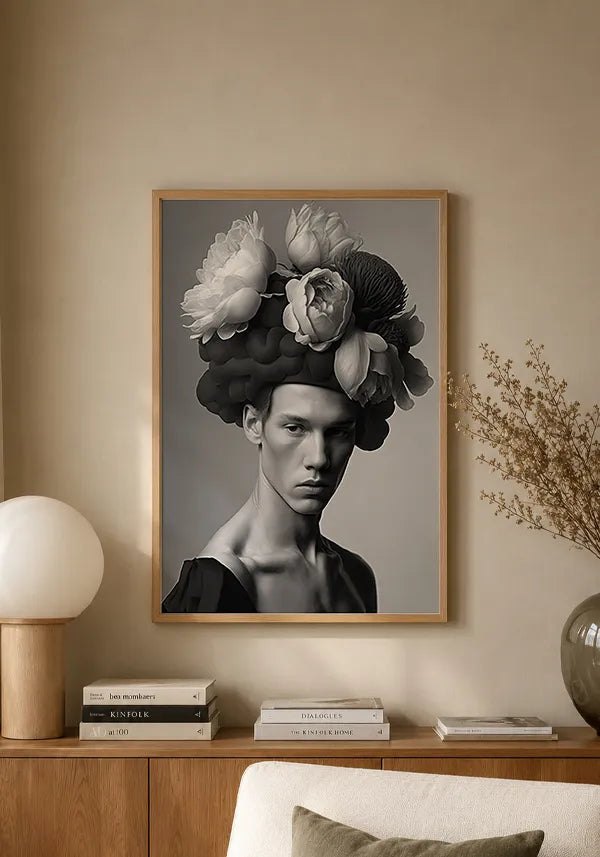 Quadro Modelo Masculino de Chapéu I