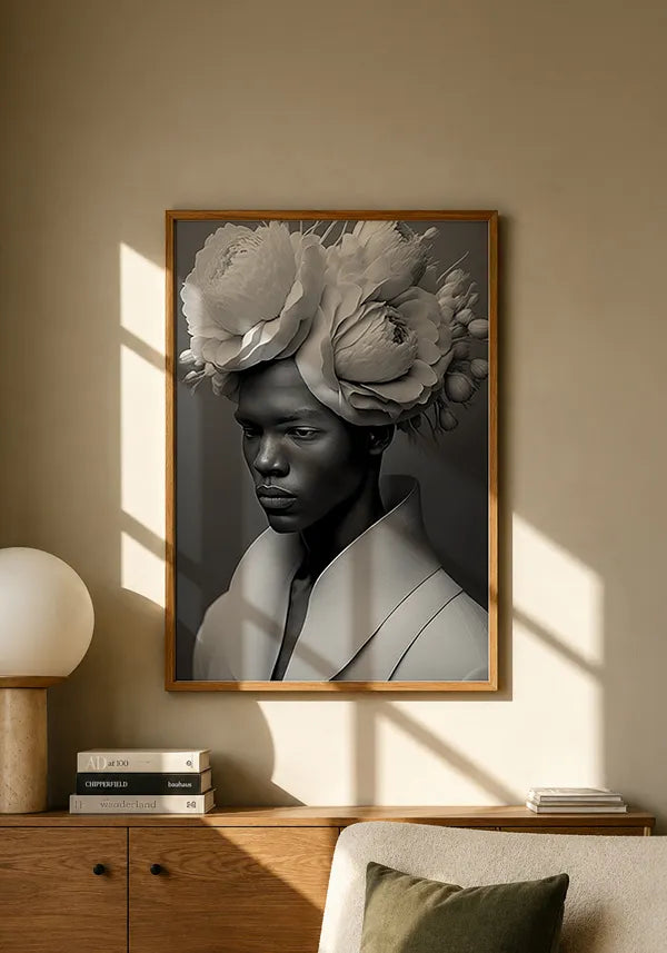 Quadro Modelo Masculino de Chapéu II