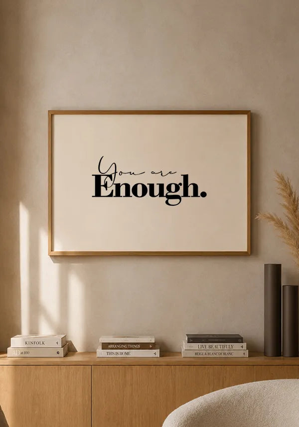 Quadro You Are Enough Horizontal