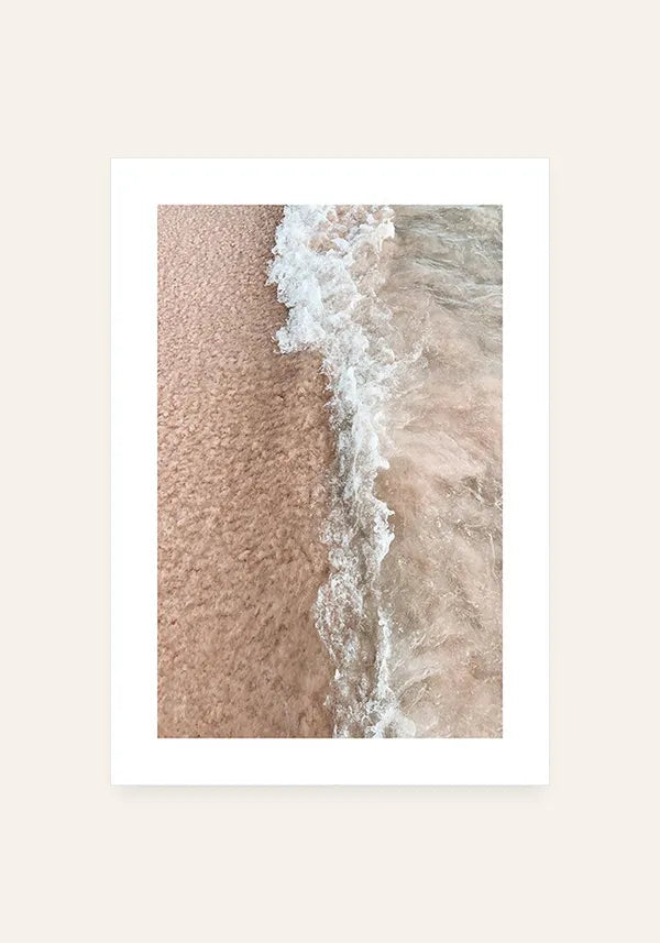 Quadro Areia e Ondas com Borda