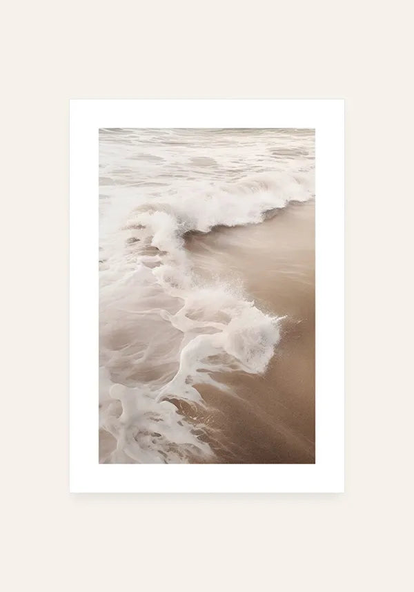 Quadro Onda do Mar IV com Borda