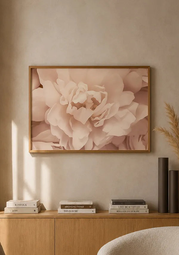 Quadro Rosa Florescendo Horizontal
