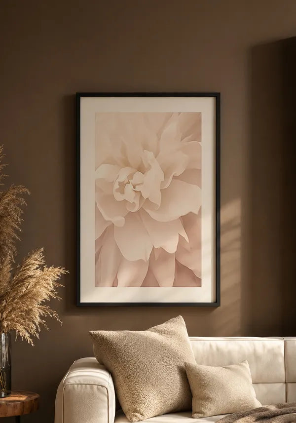Quadro Flor Rosa II com Borda