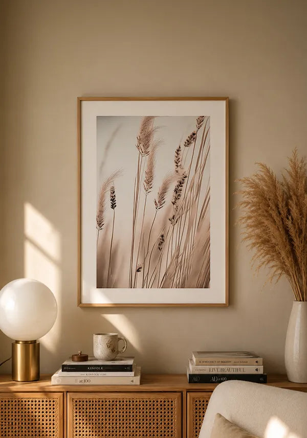 Quadro Juncos Secos I com Borda