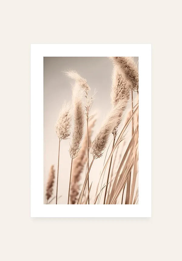 Quadro Juncos ao Vento com Borda