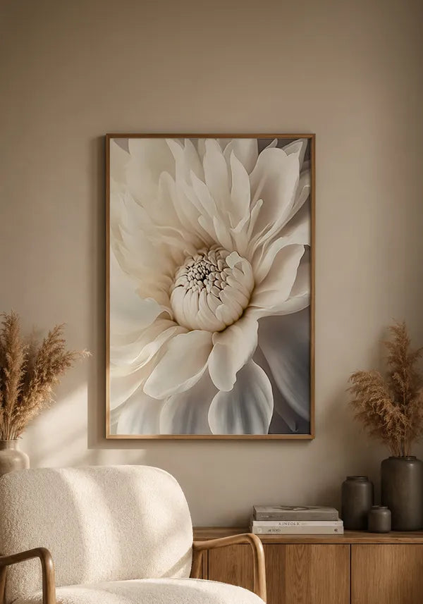 Quadro Flor Branca Florescendo